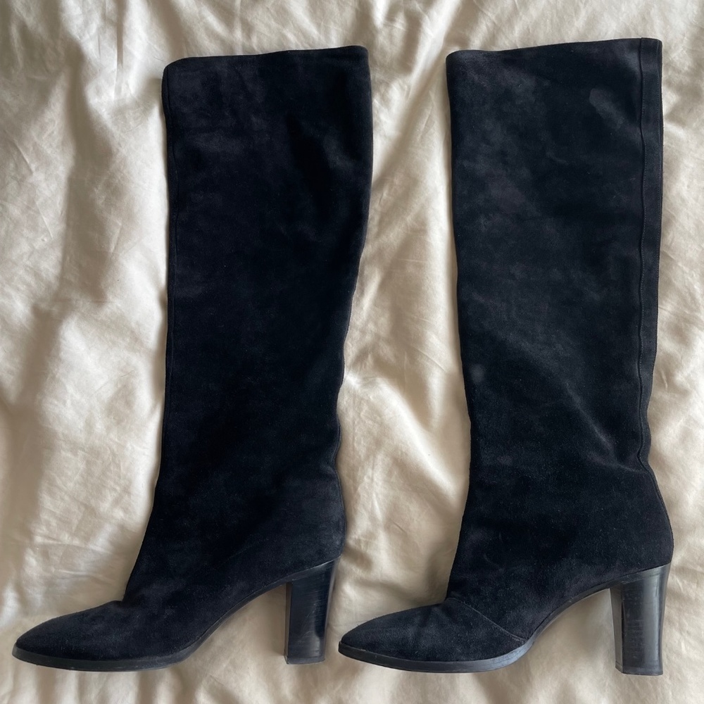 Black Suede Boots